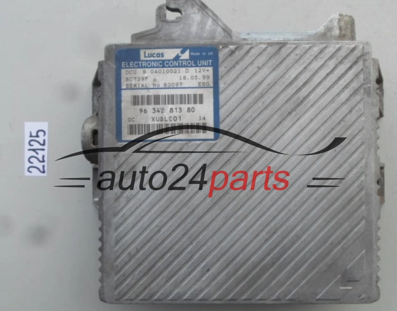 CITROEN PEUGEOT FIAT 2.1 TD R 04010021 D, R04010021D, 96 342 813 80, 9634281380 