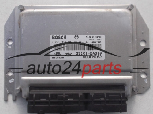 ECU CENTRALITA DE MOTOR  HYUNDAI MATRIX 1.5 CRD BOSCH 0 281 012 107, 39101-2A310