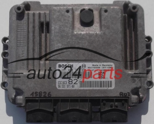 Μονάδα Ελέγχου Κινητήρα PEUGEOT 206 1.4 HDI BOSCH 0281010707, 0 281 010 707, 9653197180, 96 531 971 80, 9647785580, EDC16C3 82 SOFT 1039S03623