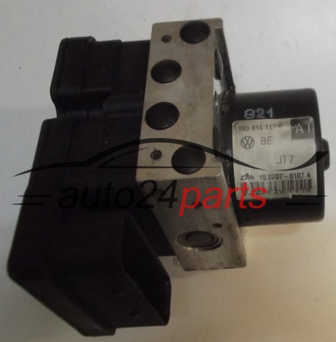 BOMBA HIDRAULICA Y CENTRALITA ABS VOLKSWAGEN AUDI SEAT SKODA 1K0 614 117 H, 1K0614117H, ATE 10.0207-0107.4, 10020701074, 1K0 907 379 P, 1K0907379P, ATE 10.0970-0315.3, 10097003153