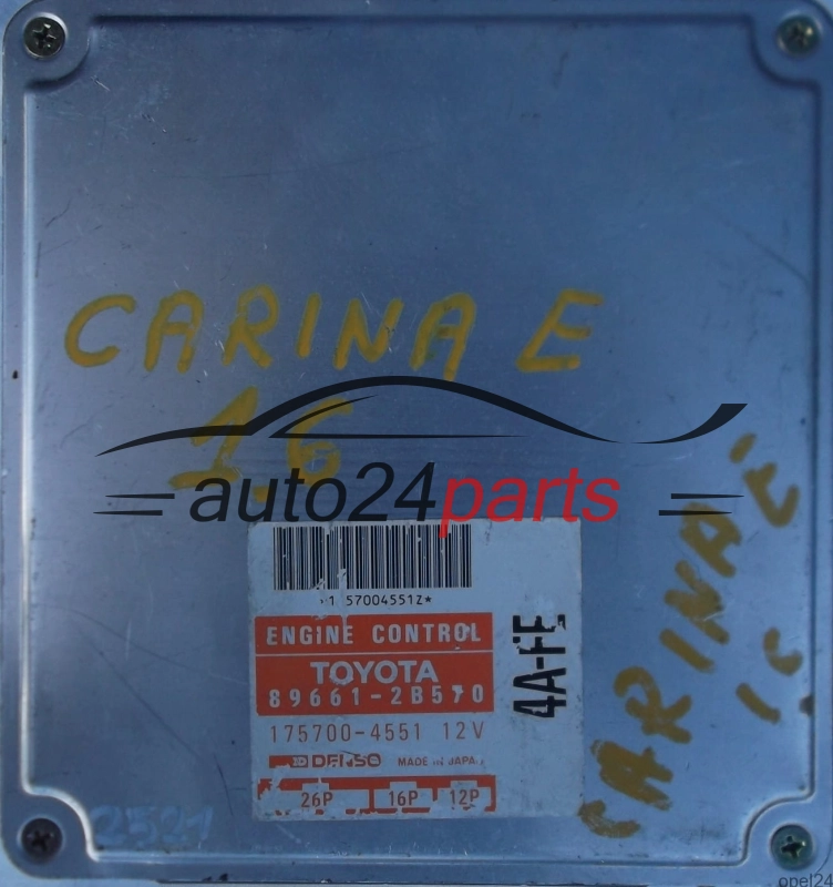 calculateur moteur pour toyota carina 1.6