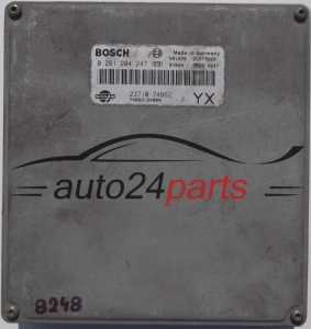 Μονάδα Ελέγχου Κινητήρα NISSAN MICRA 1.3 BOSCH 0 261 204 247, 0261204247, 23710-74B62, 2371074B62, 74B62-24800, 74B6224800 YX 