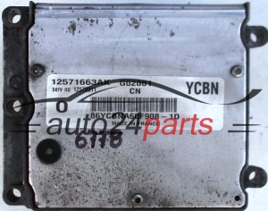 CENTRALITA DE MOTOR OPEL VECTRA SIGNUM 2.2 Z22SE 12571663 AK YCBN, 12571663AK