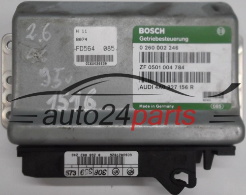 STEROWNIK SKRZYNI AUTOMATYCZNEJ AUDI A6 C4 100 2.6 4A0927156R, 4A0 927 156 R, BOSCH 0260002246, 0 260 002 246, ZF0501004784, ZF 0501 004 784 