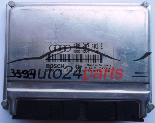CALCULATEUR MOTEUR AUDI A6 2.5 TDI 4B0907401E, 4B0 907 401 E, BOSCH 0281001833, 0 281 001 833 MOTORSTEUERUNG D41 28RTE220