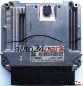 MOTORSTEUERGERÄT ECU STEUERGERÄT SKODA OCTAVIA 1.8 TSI 3T0907115F, 3T0 907 115 F, 1Z0907115F, 1Z0 907 115 F, BOSCH 0261S05743, 0 261 S05 743