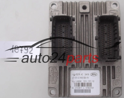 KOMPUTER STEROWNIK SILNIKA FORD KA 1.4 MAGNETI MARELLI IAW 5SF9.AC