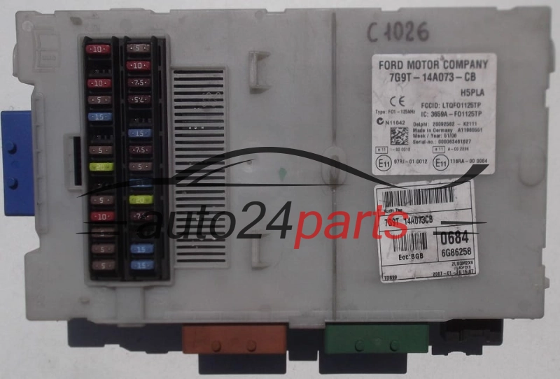 7G9T-14A073-CB, 7G9T14A073CB, DELPHI 28092562