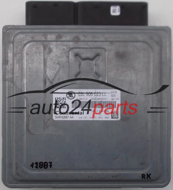 SKODA 03L 906 023 LL, 03L906023LL, CONTINENTAL 5WP42687 AA, 5WP42687AA 