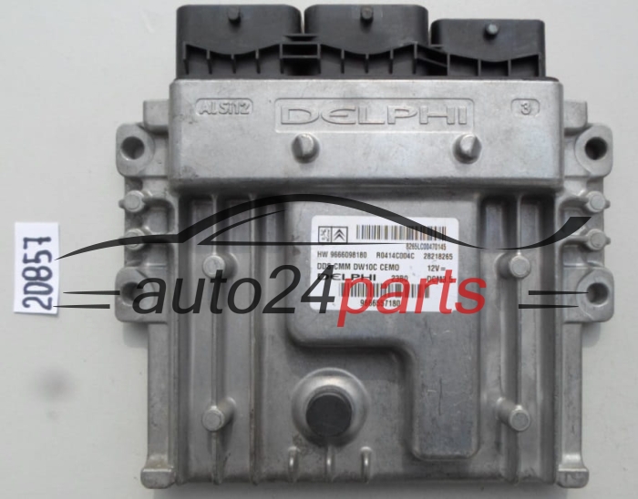 Μονάδα Ελέγχου Κινητήρα CITROEN C5 2.0 HDI R0414C004C, 9666098180