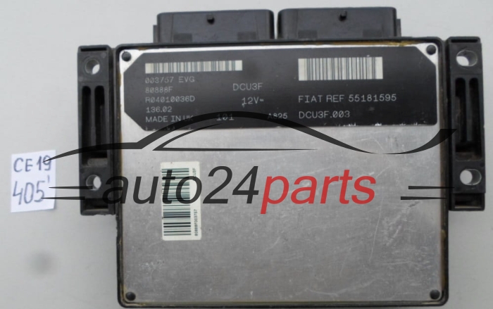 CALCULATEUR MOTEUR FIAT DOBLO R04010036D, 55181595