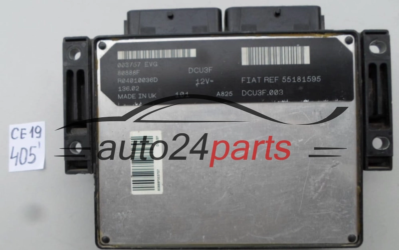 CALCULATEUR MOTEUR FIAT DOBLO R04010036D, 55181595