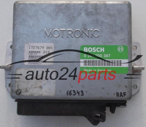 CENTRALINA MOTORE BMW E30 E34 BOSCH 0 261 200 387, 0261200387, 1727679