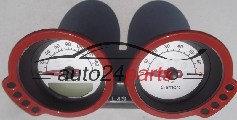 QUADRO STRUMENTI CRUSCOTTO CONTACHILOMETRI SMART FOR FOUR T1027941, T1027941-02, A454 570 31 11, A4545703111, T279410099526