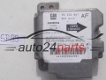 STEROWNIK MODUL PODUSZEK POWIETRZNYCH OPEL ASTRA G ZAFIRA A 90520841 AF, 90 520 841 AF, 9117205, 6237758, 62 37 758, SIEMENS 1923594 5WK4168