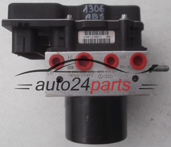 ABS PUMP VOLKSWAGEN POLO SKODA FABIA ROOMSTER BOSCH 0 265 239 006, 0265239006, 6R0 614 517 T, 6R0614517T, 0 265 955 010, 0265955010, 6R0 907 379 AA, 6R0907379AA, 6R0 907 379 AF, 6R0907379AF
