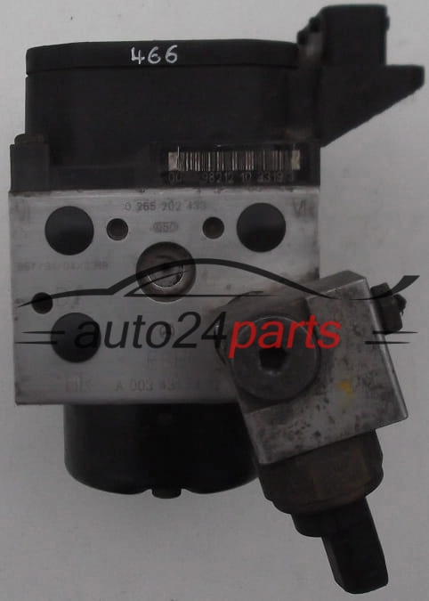 Pompe ABS et calculateur BOSCH 0 130 108 068, 0130108068, BOSCH 0 265 202 433, 0265202433, A 003 431 74 12, A0034317412