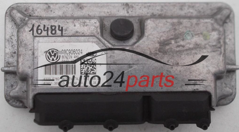 ECU CENTRALITA DE MOTOR VOLKSWAGEN SKODA 1.4 Magneti Marelli IAW 4HV.S, IAW4HVS, 03C906024, 61601.359.03, 6160135903 