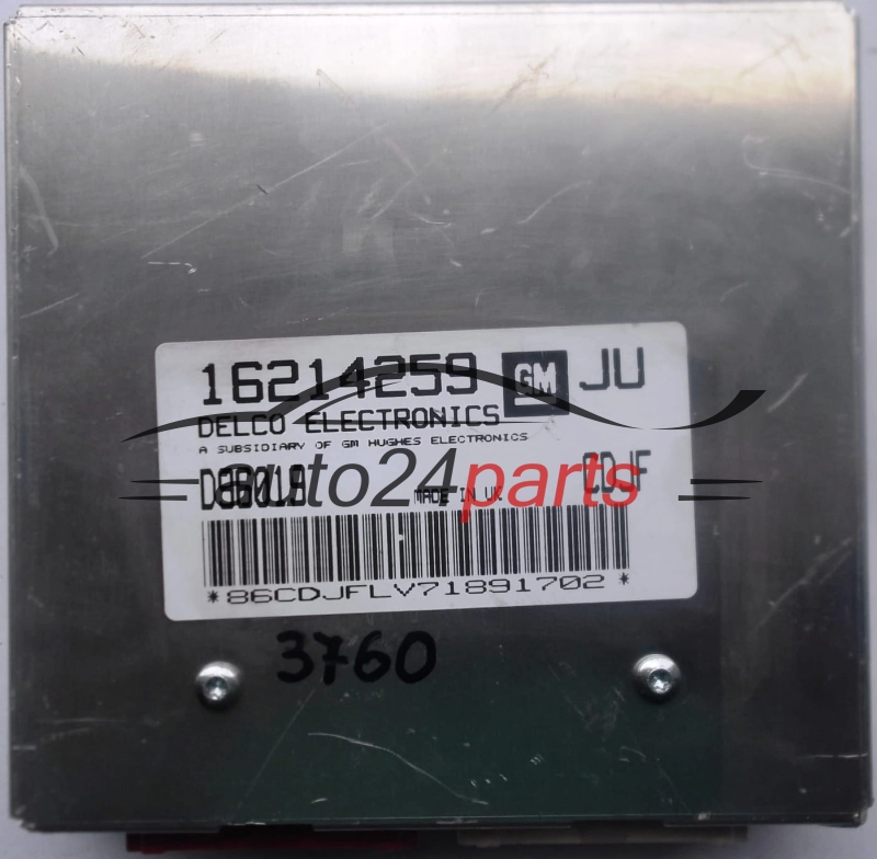 CALCULATEUR MOTEUR OPEL ASTRA 1.6 X16XE DELCO 16214259 JU, 16214259JU, D96019, CDJF, BZKY, CKYH