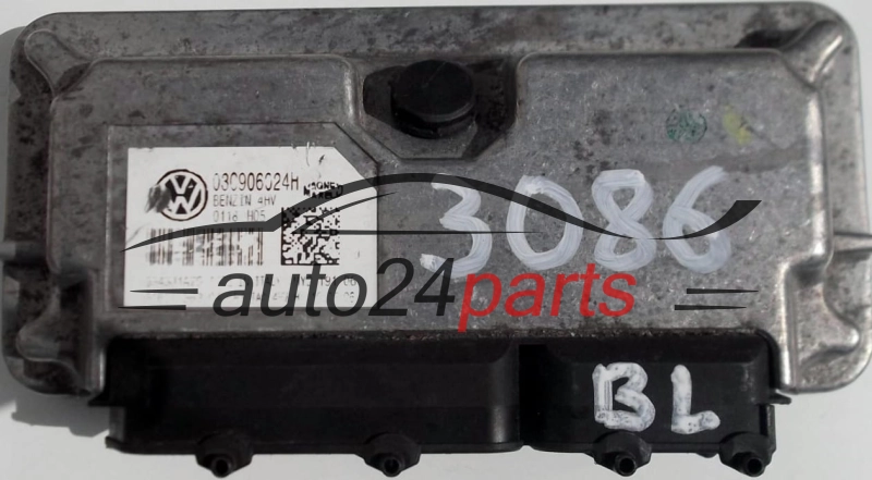 KOMPUTER STEROWNIK SILNIKA VOLKSWAGEN SEAT IBIZA 1.4 Magneti Marelli IAW 4HV.H, 03C 906 024 H, 61601.363.04