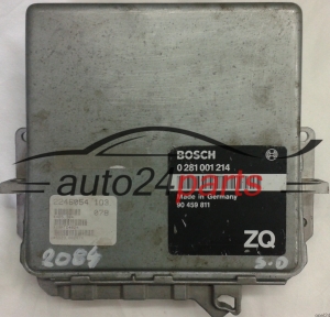 MOTORSTEUERGERÄT ECU STEUERGERAT OPEL CHEVROLET HOLDEN VAUXHALL OMEGA 2.5 TD U25TD 90459811 ZQ 90 459 811, BOSCH 0281001214, 0 281 001 214 