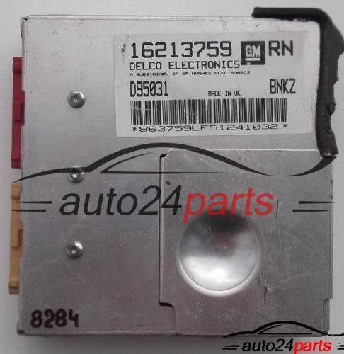 ECU CENTRALITA DE MOTOR OPEL CORSA TIGRA 1.4 1.6 16213759 RN, D95031 