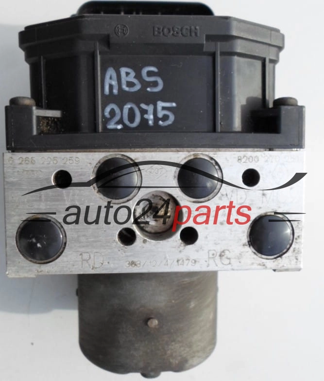 ABS POMPA CENTRALINA RENAULT BOSCH 0 265 225 259, 8200 270 251