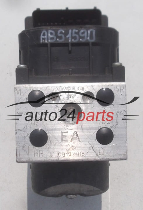 ABS PUMP OPEL CORSA C COMBO MERIVA BOSCH 0 265 216 478