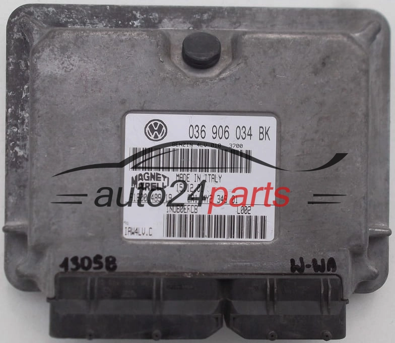 KOMPUTER STEROWNIK SILNIKA SKODA FABIA 1.4 AUB 036906034BK, 036 906 034 BK, 61600.489.19, 6160048919, IAW4LV.C, IAW4LVC