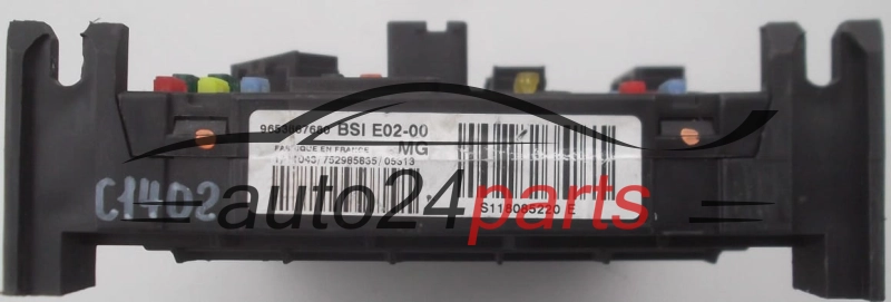 CENTRALKA MODUL STEROWNIK KOMFORTU CITROEN PEUGEOT SIEMENS S118085220E, 9653667680, BSI E02-00 MG