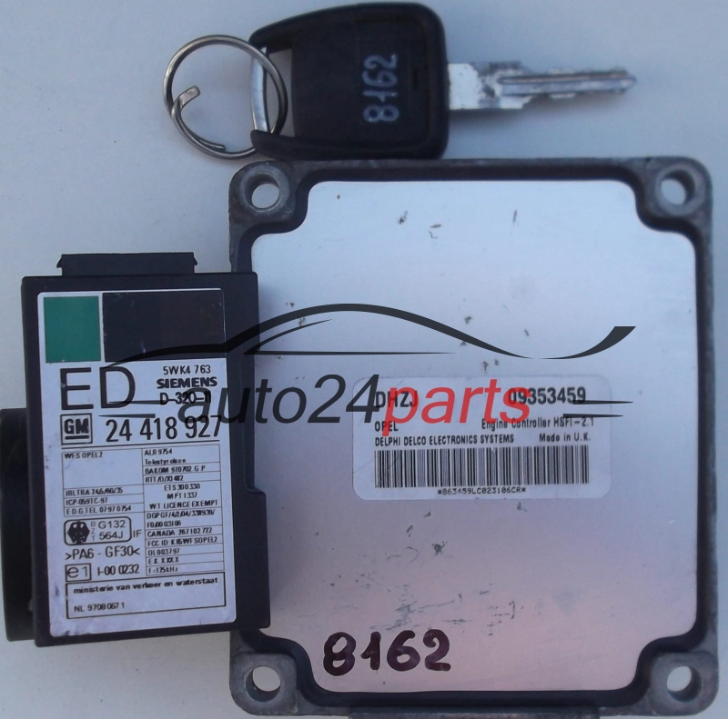 ECU ENGINE CONTROLLER OPEL ASTRA CORSA VECTRA ZAFIRA 1.4 Z14XE 1.6 Z16XE Z16SE 09353459 DHZJ