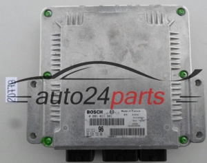 CENTRALINA MOTORE PEUGEOT 307 2.0 HDI BOSCH 0281011341, 0 281 011 341, 9653873280, 96 538 732 80, EDC15C2 96