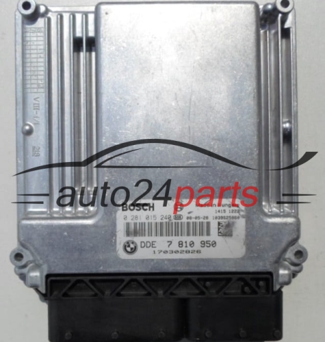 BMW X5 E70 X6 E71 3.0 DIESEL BOSCH 0281015240, 0 281 015 240, DDE 7810950, 7 810 950