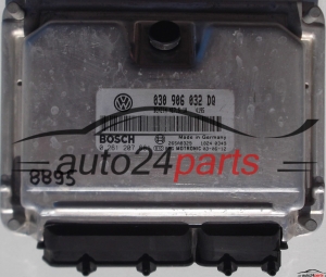 CALCULATEUR MOTEUR VW VOLKSWAGEN LUPO 1.4, BOSCH 0 261 207 681, 0261207681, 030 906 032 DQ, 030906032DQ, ME7.5.10 
