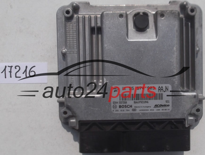 Μονάδα Ελέγχου Κινητήρα OPEL INIGNIA A20DTJ BOSCH 0 281 016 704, 0281016704, ACDelco 55 574 903, 55574903, AAJN, 55573560