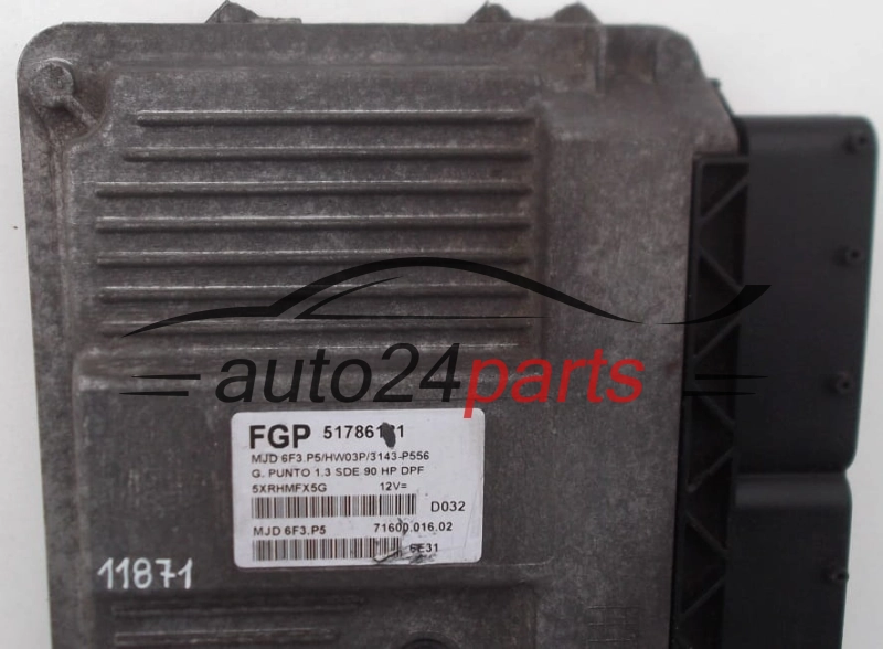 calculateur moteur pour fiat panda 1.3 jtd