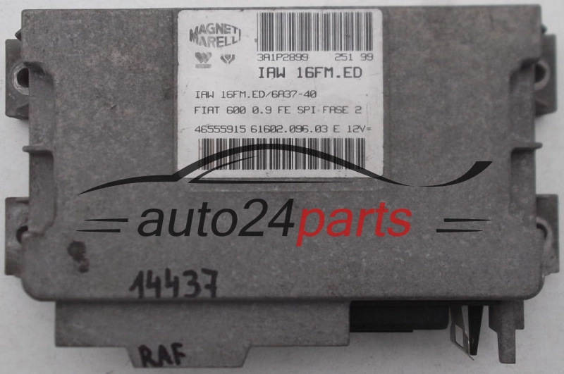 ecu engine control module FIAT 600 0.9