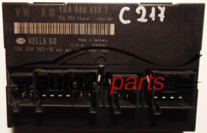 COMFORT CONTROL MODULE VOLKSWAGEN HELLA 5DK00858316, 5DK008583-16, 5DK 008 583-16, 1K0959433T, 1K0 959 433 T - C208, C215, C217