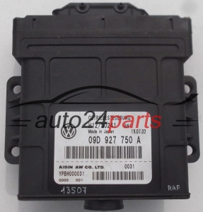 COMPUTADOR CAIXA DE VELOCIDADES AUTOMÁTICA VOLKSWAGEN TOUAREG AISIN 09D927750A  09D 927 750 A