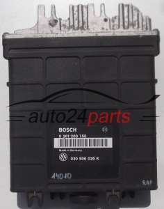 CENTRALINA MOTORE VW VOLKSWAGEN GOLF VENTO 1.4 ABD 030906026K, 030 906 026 K, BOSCH 0261200750 /751, 0 261 200 750, 26SA2249