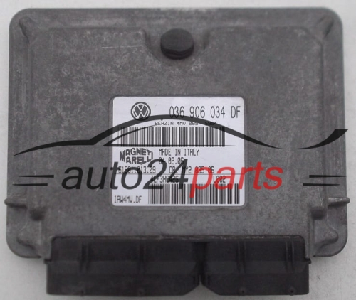 ECU ENGINE CONTROLLER VOLKSWAGEN SKODA FABIA 1.4 16V MAGNETI MARELLI IAW 4MV.DF, IAW4MVDF, 036 906 034 DF, 036906034DF, 61.601.013.09, 6160101309