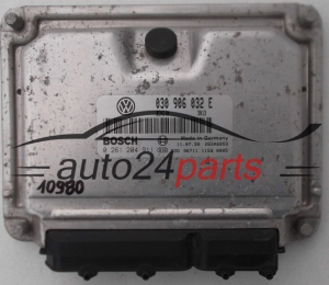 CENTRALINA DO MOTORE VW VOLKSWAGEN LUPO 6X1 1.0, BOSCH 0 261 204 911, 0261204911, 030 906 032 E, 030906032E