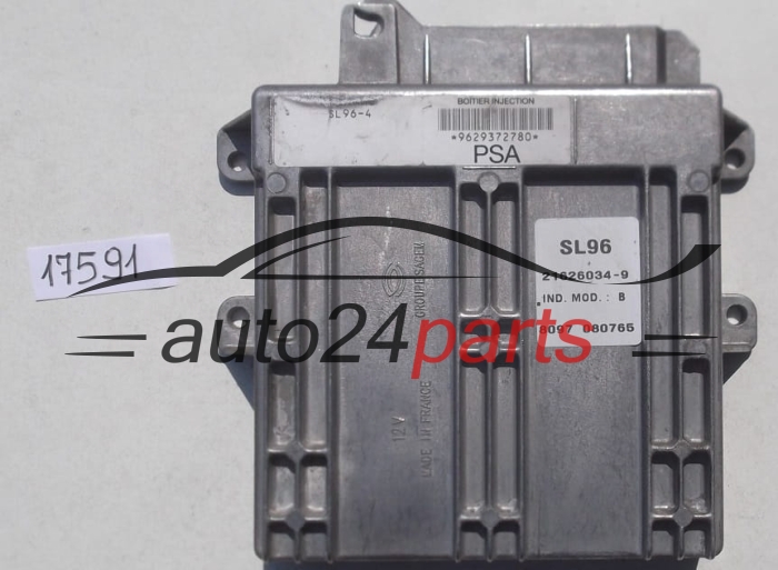 KOMPUTER STEROWNIK SILNIKA PEUGEOT 306 1.8 SAGEM SL96-4 21626034-9 9629372780