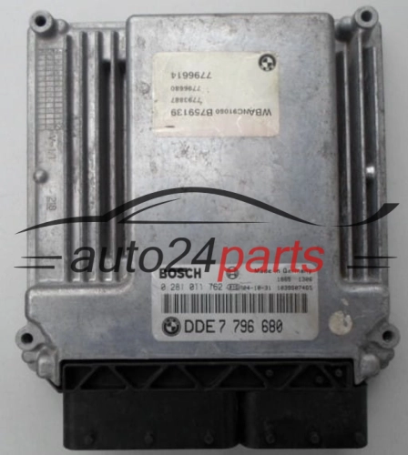 Centralina motore BMW BOSCH 0 281 011 762, DDE 7 796 680