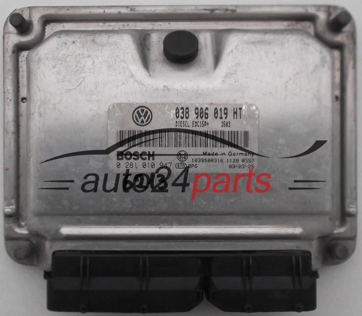 KOMPUTER STEROWNIK SILNIKA SEAT IBIZA 1.9 TDI 038906019HT, BOSCH 0281010947, 1039S00316
