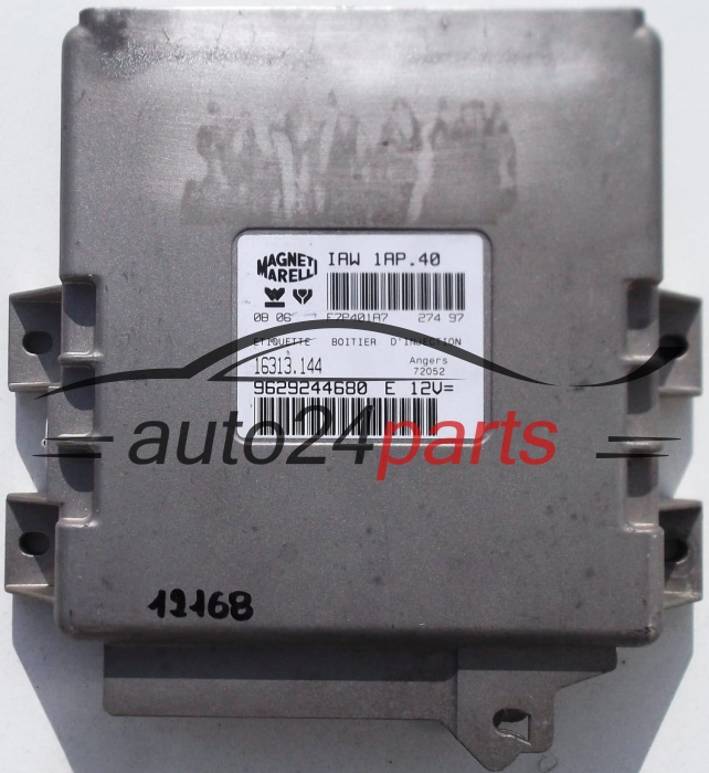 Μονάδα Ελέγχου Κινητήρα CITROEN XANTIA PEUGEOT 406 2.1 MAGNETI MARELLI IAW 1AP.40, IAW1AP40, 9629244680 E, 16313.144, 16313144 