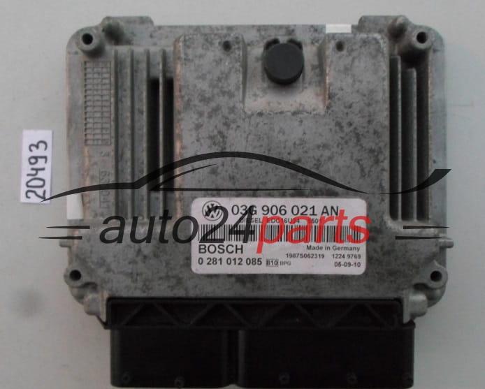 KOMPUTER STEROWNIK SILNIKA VW VOLKSWAGEN SKODA 1.9 TDI BOSCH 0 281 012 085, 0281012085, 03G 906 021 AN, 03G906021AN, EDC16U34