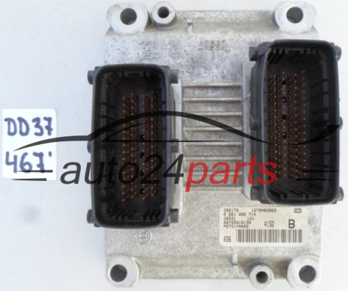 Komputer sterownik silnika Alfa Romeo 0261206714 00468153620 ME731HA003 1279H03577