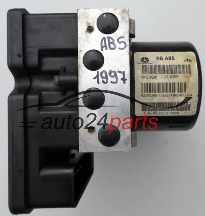 ABS POMPA I STEROWNIK CHRYSLER VOYAGER P04721452AA, ATE 25.0206-1130.4, 25020611304, 25.0926-4329.3, 25092643293, 25061012814