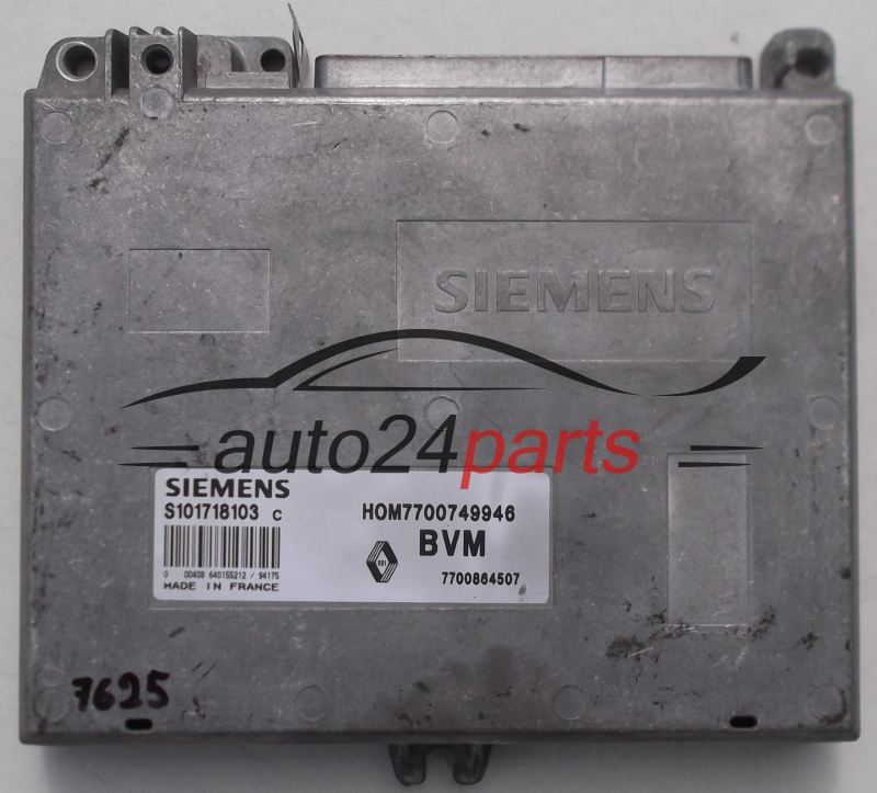 KOMPUTER STEROWNIK SILNIKA RENAULT CLIO 1.4, S101718103, HOM7700749946, BVM